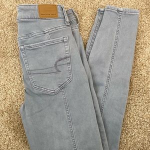 Womens American Eagle High Rise Jeggings